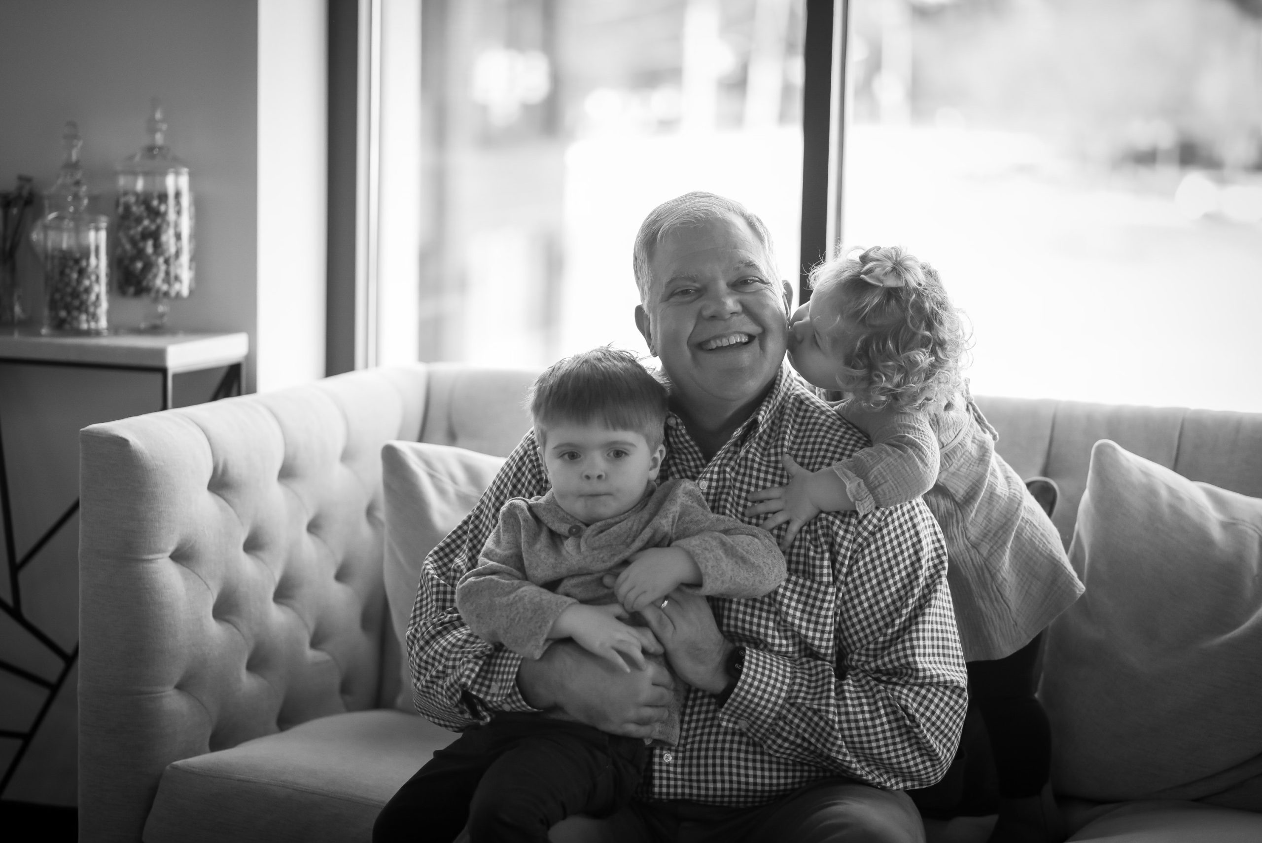 Judge Padgett with grandkids